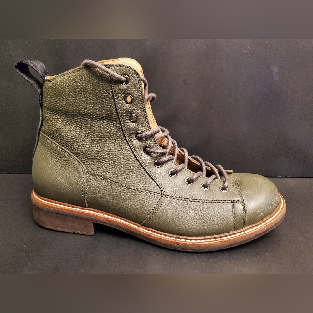 G-Star Grey-Green Leather Men's Boots